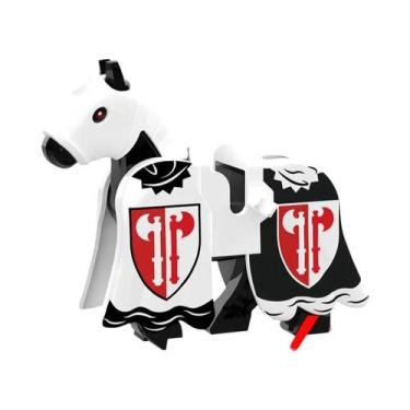 Imagem de Figuras De Soldados Cavaleiros Medievais Com Armaduras E Cavalos De Gu