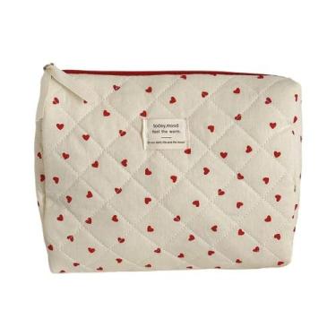 Imagem de Bolsa De Maquiagem Feminina Grande Capacidade Com Acolchoado, Necessai