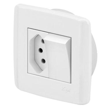 Imagem de Conjunto 1 Simples + 1 Tomada 20A - Ilumi Slim Móveis