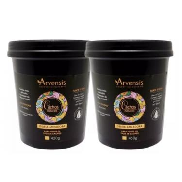 Imagem de Kit Arvensis 2 Geleia Ativadora De Cachos Alta Fixação 450g