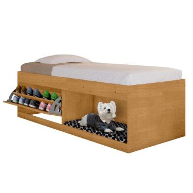 Imagem de Box 2 Prateleiras Solteiro Uruguai Com Kit Pet Naturalle