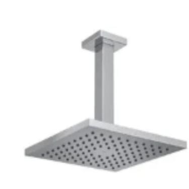 Imagem de Chuveiro Quadrado De Teto Com Tubo Cromado Deca