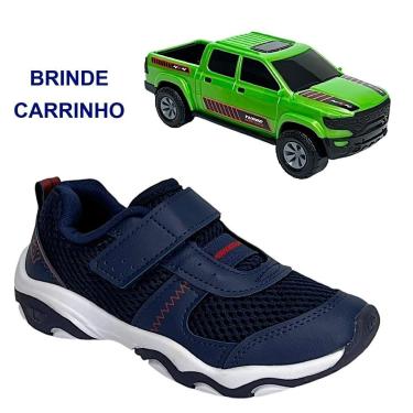 Imagem de Tênis Kidy Play Respitec com Carrinho 70826 Azul Marinho-Unissex