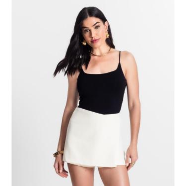 Imagem de Blusa Feminina De Alça Poliamida Style Box Preto-Feminino