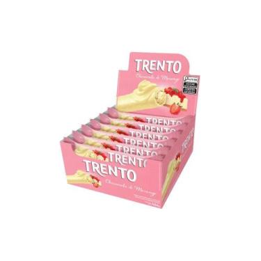 Imagem de Trento 29g Caixa com 16 Unidades, CHEESECAKE DE MORANGO