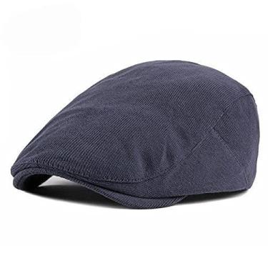 Imagem de Boina Italiana Estilosa Outono Moda Casual Unissex - Xthree, Azul mari