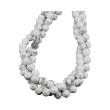 Imagem de Contas De Pedra Natural De Quartzo Transparente Redondas Soltas, Fio D