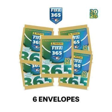 Imagem de Blister Cartela + 6 Env. Fifa 365 - 2026 - PANINI, Sortido