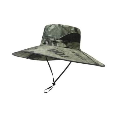 Imagem de Chapéu de Sol Masculino com Aba Grande (15cm) - Dobrável para Caminhad