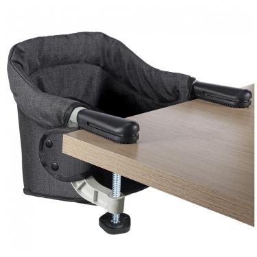 Imagem de Cadeira de Alimentação Portátil com Encaixe em Mesa e Assento Removível, Toogel HC19, Preto