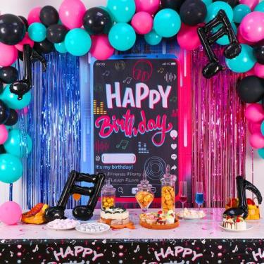 Imagem de Decorações de festa Our Warm Tik Tok Birthday 135 unidades com banner 