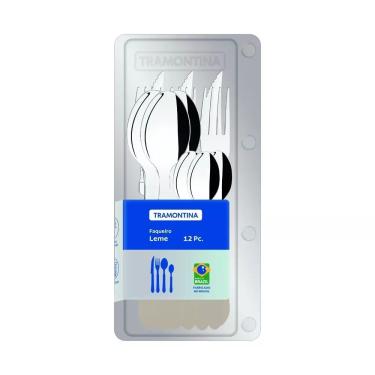 Imagem de Faqueiro Tramontina Leme Cinza - 12 peças