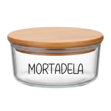 Imagem de Pote Hermético Redondo Vidro (930 ml) Mortadela - Casa Vitá, Mortadela