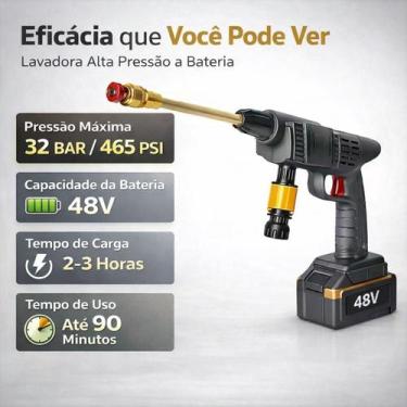 Imagem de Lava Jato Alta Pressão Sem Fio Profissional Portatil - VAP Sem Fio Por