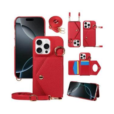 Imagem de Capa De Telefone Em Couro PU Com Alça Para Samsung Galaxy A12 A13 A14 
