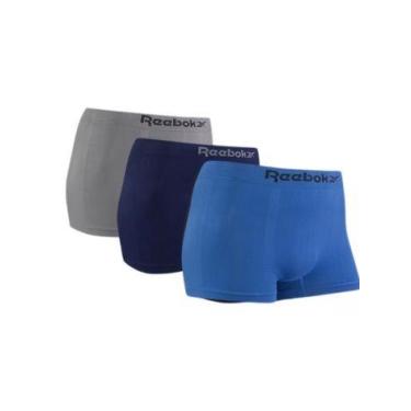 Imagem de Kit 3 Cuecas Reebok Boxer Classic Microfibra Cores Sortido Com Elastan