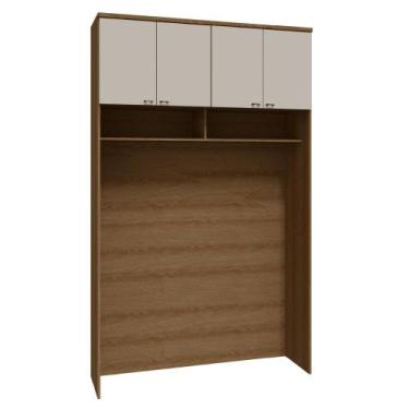 Imagem de Guarda Roupa Modulado Ponte 04 Portas 245cm Altura Setiba - Móveis Rim