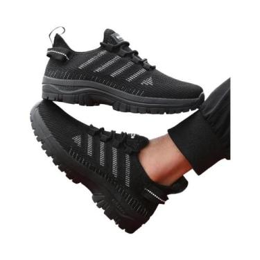 Imagem de Tênis Casuais Masculinos Respiráveis Em Malha Confortáveis Para Caminh