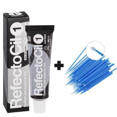 Imagem de Coloração Tintura Refectocil Preto Black 1.0 de Sobrancelhas e Cilios