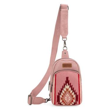 Imagem de Bolsa tipo estilingue Wrangler Aztec tricotada para mulheres - Montana