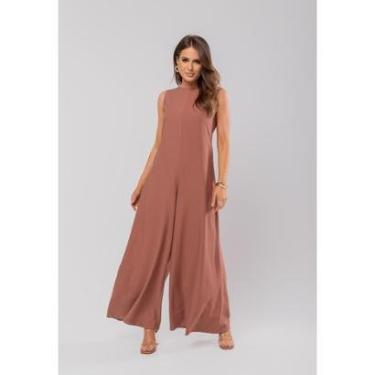 Imagem de Macacão Regata Feminino Alfaiataria Pantalona Salvatore Fashion-Feminino