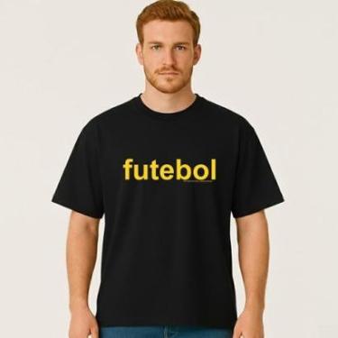 Imagem de Camiseta Oversized FUTEEBOL Masculina Algodão Premium-Masculino
