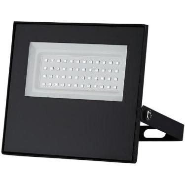 Imagem de Refletor Tr Led Com 50 Watts Slim 6500k Preto - 15030093-02 - Taschibr