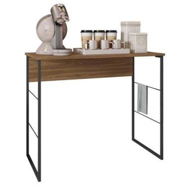 Imagem de Mesa Para Café Aparador Buffet Fabrick Marrom Caemmun - 0