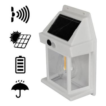 Imagem de Arandela Solar Led Recarregável Para Ambientes Externos Retrô - Lehmox