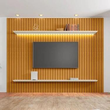 Imagem de Kit 2 Prateleiras com Led 100% MDF Roma - RV Móveis