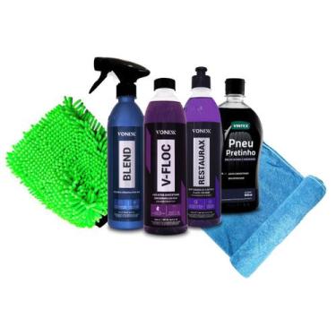 Imagem de Kit Limpeza Automotiva - Básico - VONIXX
