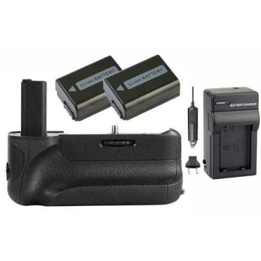 Imagem de Kit Battery Grip VG-A6500 + 2 Baterias NP-FW50 MemoryTec + Carregador 