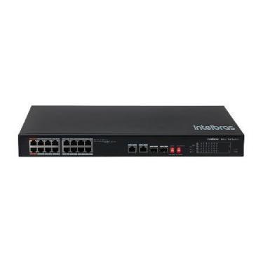 Imagem de Switch 16p Fast Poe 2p Gigabit Sf 1822 Hi-poe 4760070 - INTELBRAS