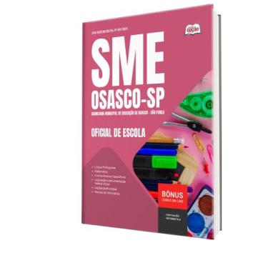 Imagem de Apostila SME-Osasco-SP - Oficial de Escola - Apostilas Opção