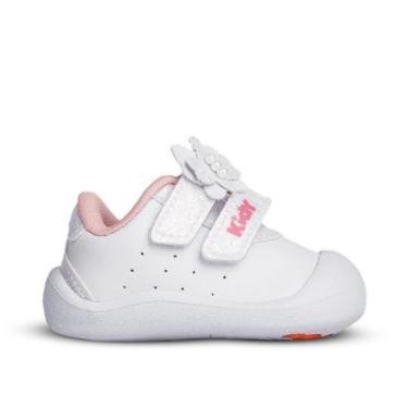 Imagem de Tênis Sapatilha Infantil Menina Kidy Branco Batizado Primeiros Passos-Feminino