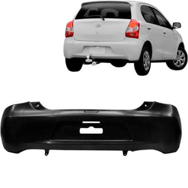 Imagem de Parachoque Traseiro Etios Hatch 2013 2014 2015 2016 - Plastiron