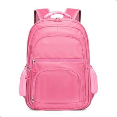 Imagem de Mochila Feminina Escolar Grande Adolescente Espaçosa - M3M, Único, Ros