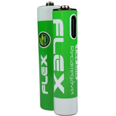 Imagem de Pilha Recarregável Palito AAA 1200MAH 1.5V BL.C/02 - FLEX