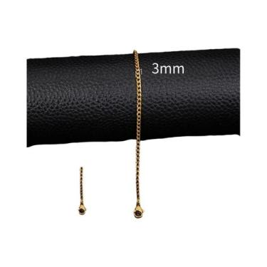 Imagem de Pulseira Clássica Feminina Em Aço Inoxidável Banhada a Ouro, À Prova d