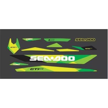 Imagem de Kit Adesivos Compatível Sea Doo GTI 130 SE 2019 - SPTS