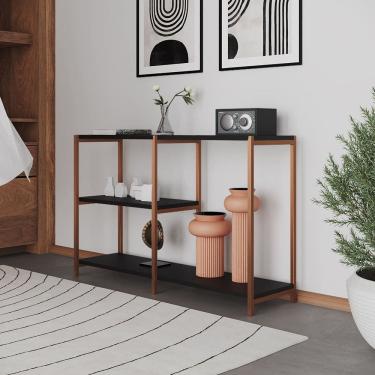 Imagem de Aparador Buffet Industrial Artesania 120cm para Sala Jantar Hall Entrada e Decoração -...