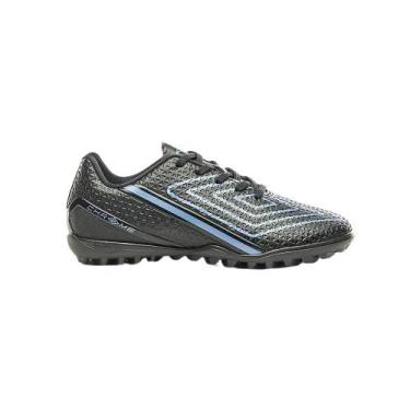 Imagem de Chuteira Umbro Society Chrome Junior Masculina U07FB00203, 36, Preto, 