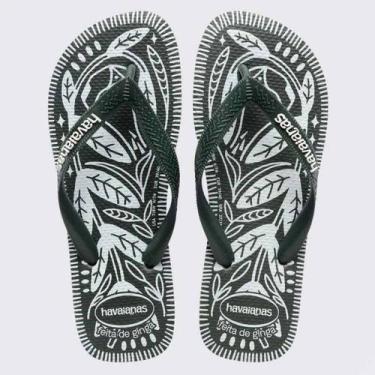 Imagem de Chinelo Havaianas Top Jardim Noturno - Verde - 3738, Verde, 37/38