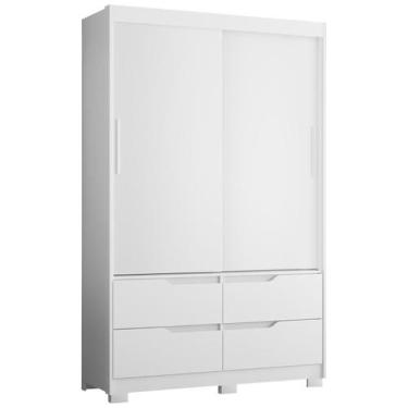 Imagem de Guarda Roupa Sole 2 Portas e 2 Gavetas Quarto 136 cm - ALBATROZ MOVEIS