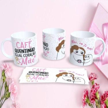Imagem de Caneca Dia das Mães Flork 325ML Estampa 33 em Porcelana Branco Outras 