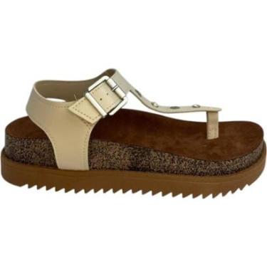 Imagem de Moleca Sandália Papete Dedo Feminina Flatform Casual original-Feminino