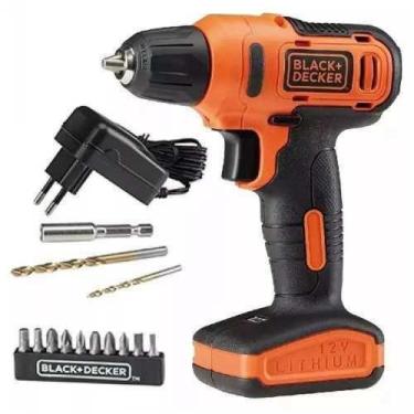 Imagem de Parafusadeira Furadeira 12V Biv Ld12S Black Decker   13Pçs, 12V Biv