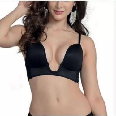 Imagem de Sutiã Decote Profundo DeMillus (63022), Preto, 44