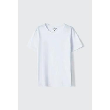 Imagem de Camiseta Manga Curta Básica Unissex Hering Kids Ref. 5CMU, Branco, 10