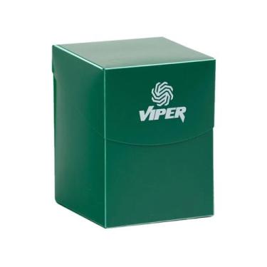 Imagem de Deckbox Viper 100+ Caixa de Baralho Cartas Pokemon Magic Verde